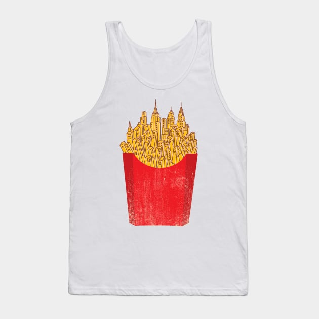 French Fries City Tank Top by kookylove